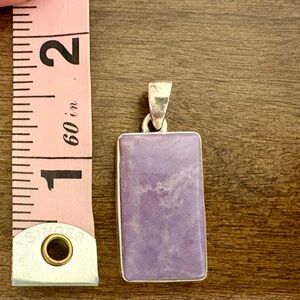 Genuine Lavender Jade Pendant